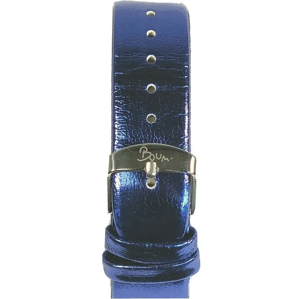 Boum Ombre Women's Blue Wrist Watch Leather Band, New in Box